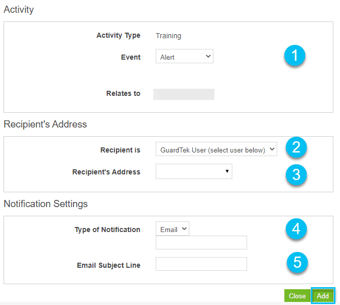 activity training modules