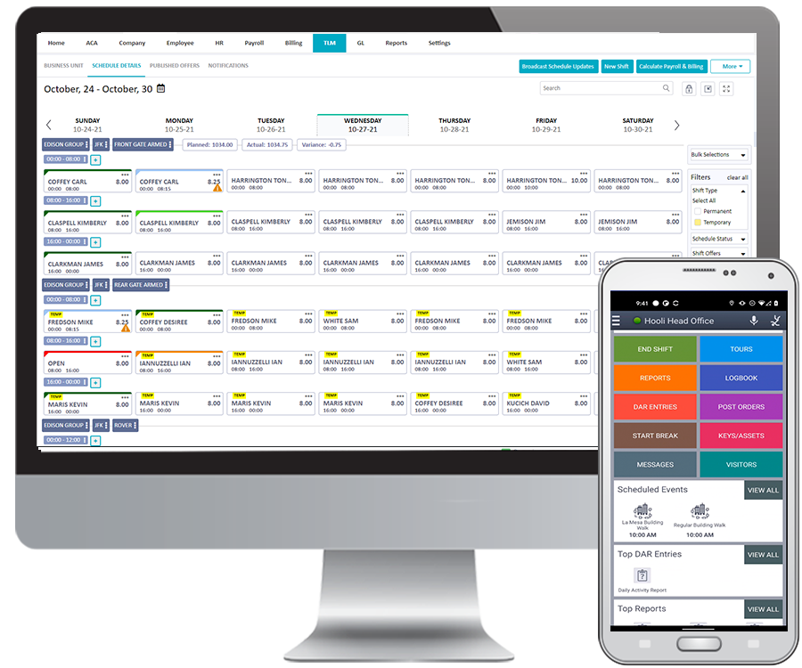 Trackforce Valiant's Workforce Management Software