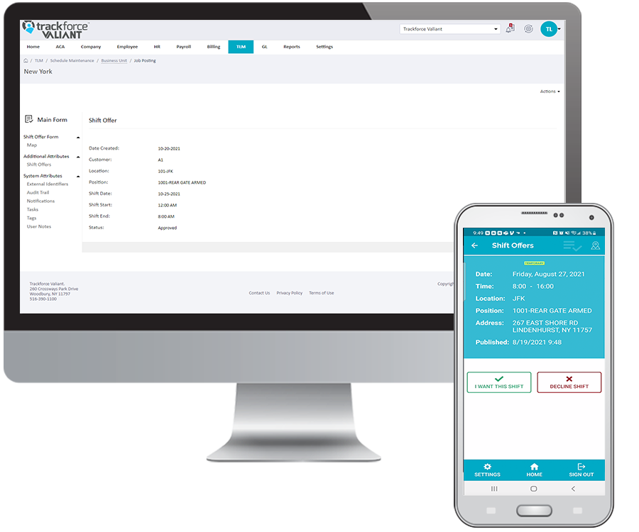 Sistema de notificación de horarios