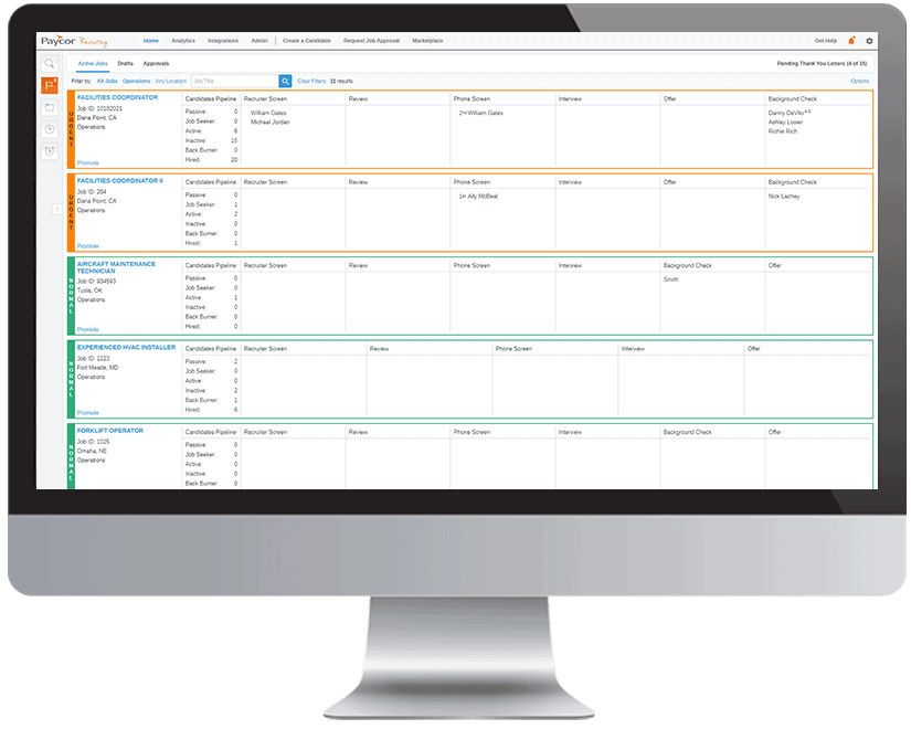 Software de gestión del talento