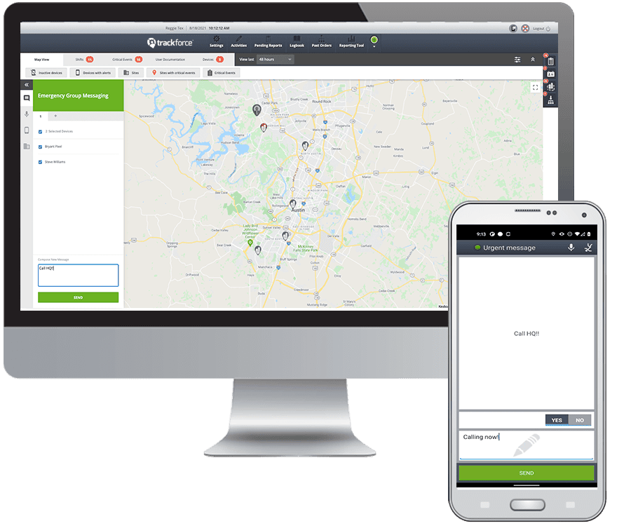 Security Command Center Mass Notification & Rapid Communication System